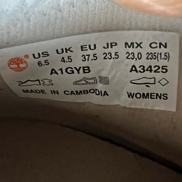 Timberland Women's Gray Linden Woods Waterproof Fold Down Teddy Fleece Boots 6.5 - Picture 10 of 12